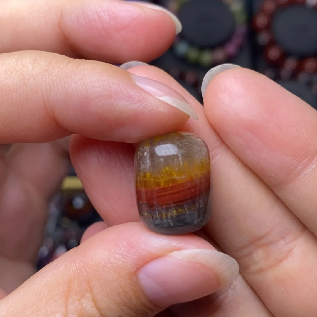未镶嵌手链水晶极光四色桶珠
