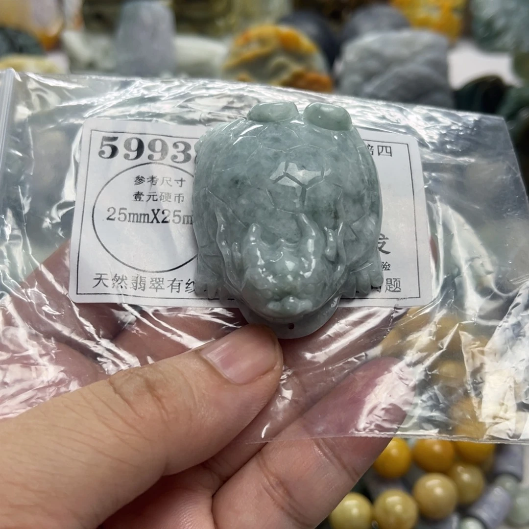 翡翠未镶嵌颈饰5993