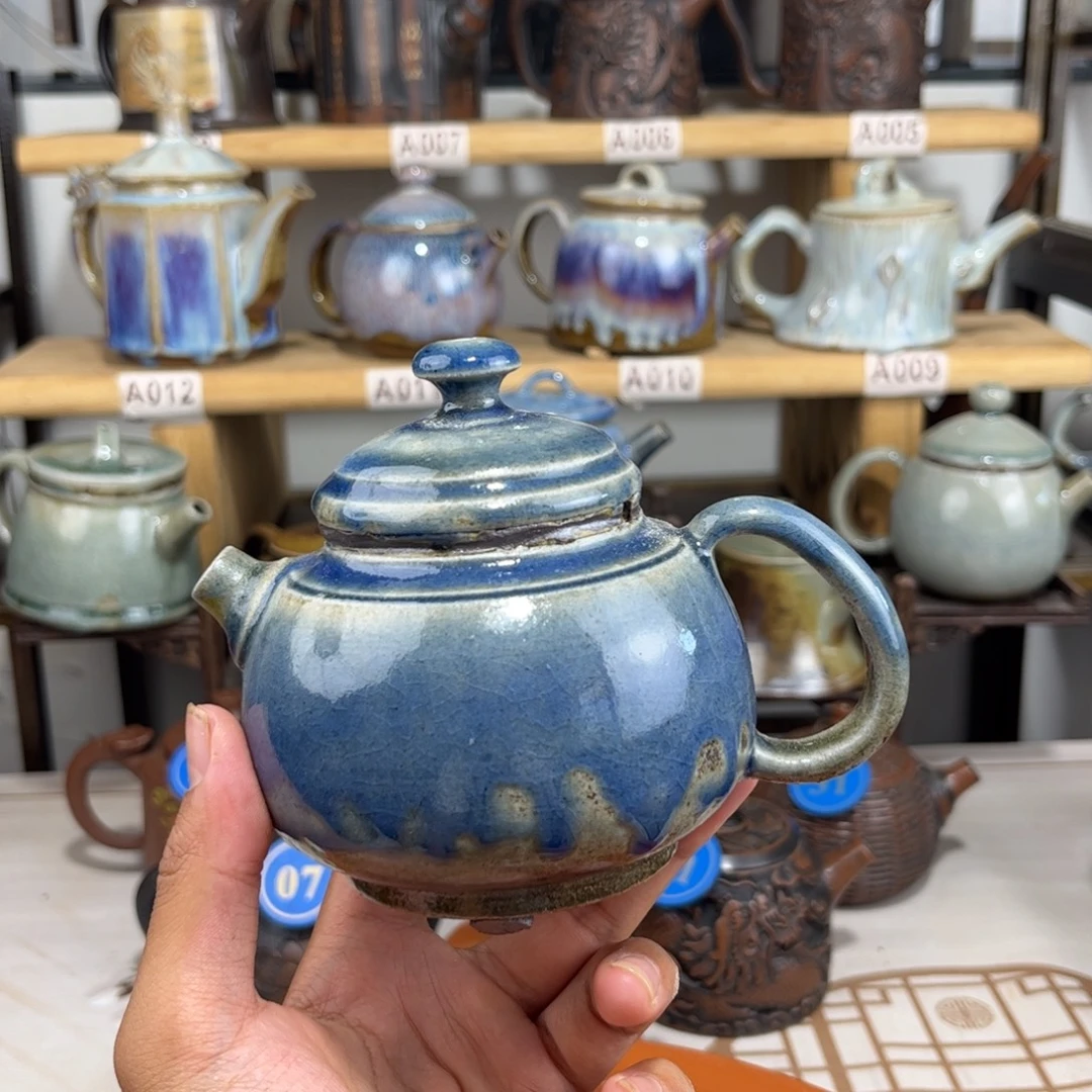 建水紫陶240cc微瑕柴烧福利款，建水紫陶传承纯裸坯柴烧