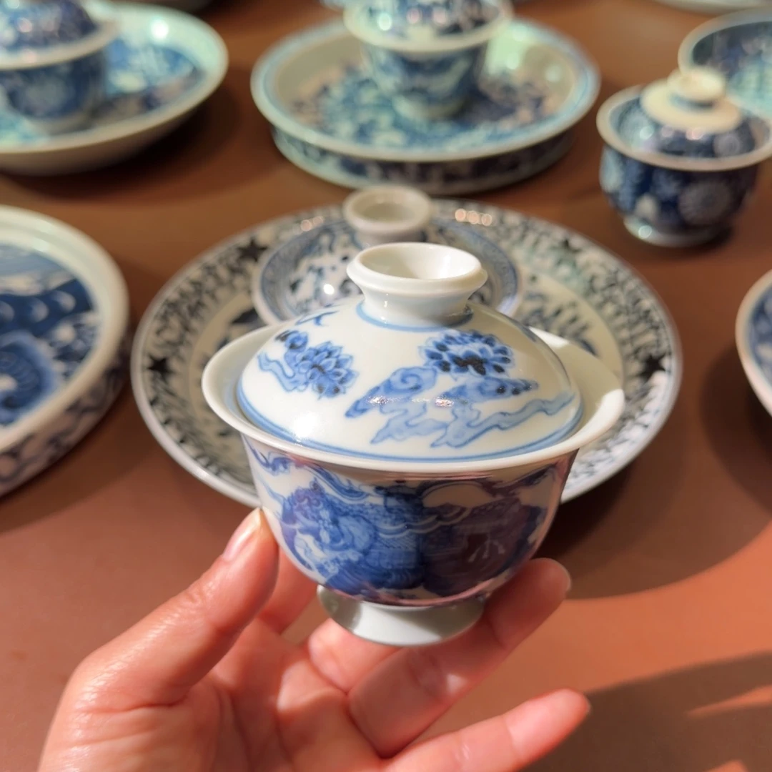 手工手绘茶壶估福利盖碗