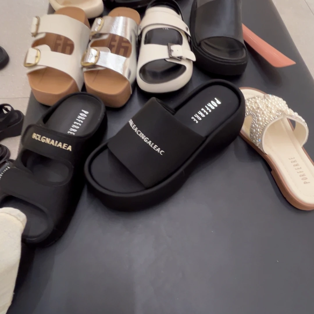 包头凉鞋拖e110436