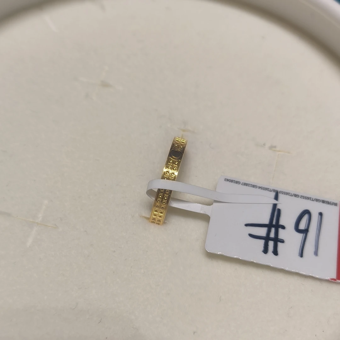 【晓彤】足金男女戒指 1.86g 16圈口