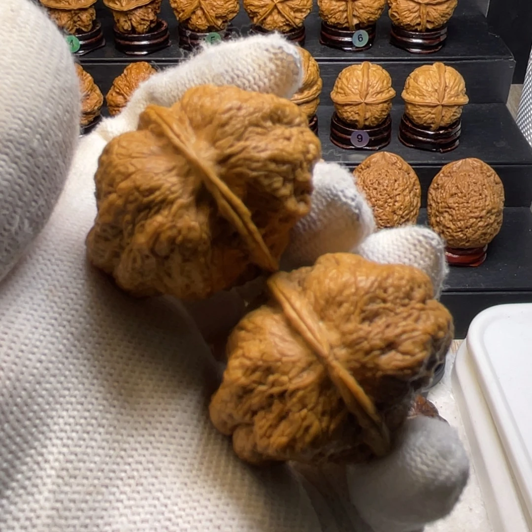 文玩核桃把件Y12蝴蝶蟾40尺