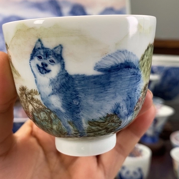 杯景德镇手工手绘陶瓷，高亮兴老师作品