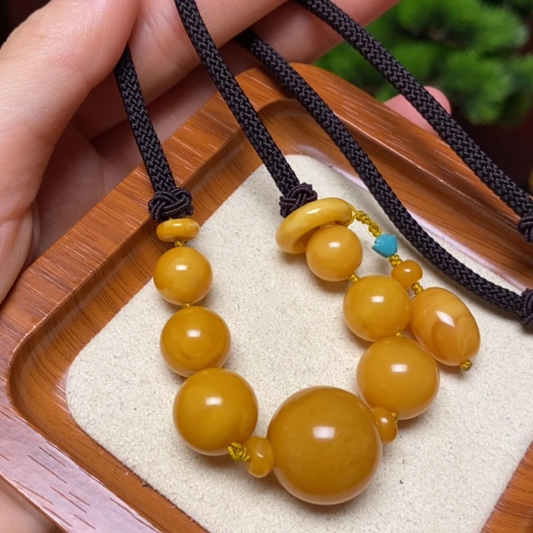 【闪购商品】蜜蜡颈饰未镶嵌项链