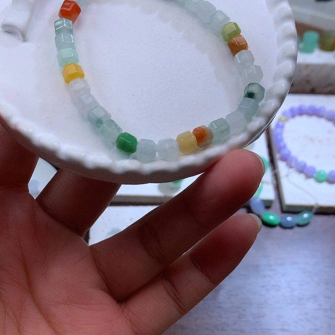 翡翠散珠#5翡翠珠串