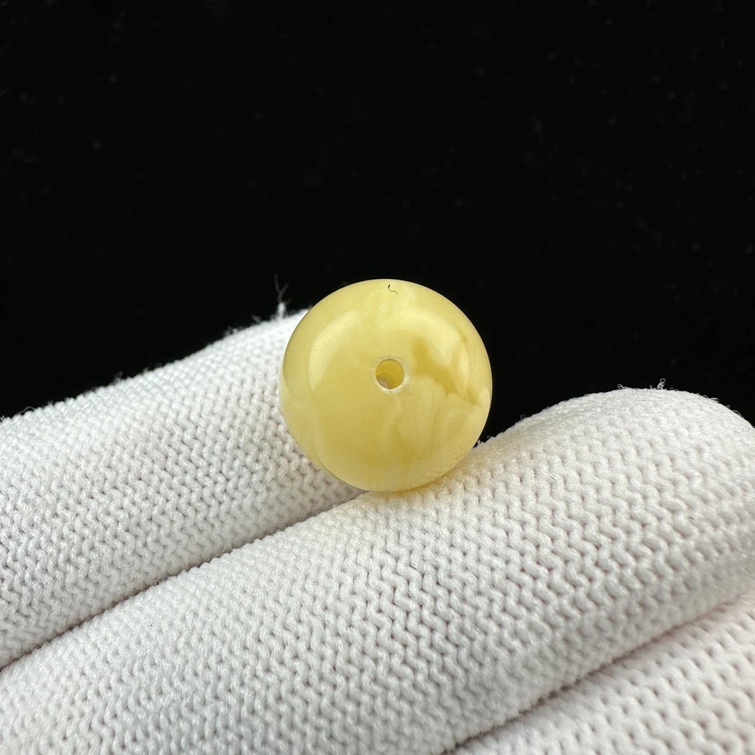 R7378天然蜜蜡 桶珠14*12.7mm假一赔四