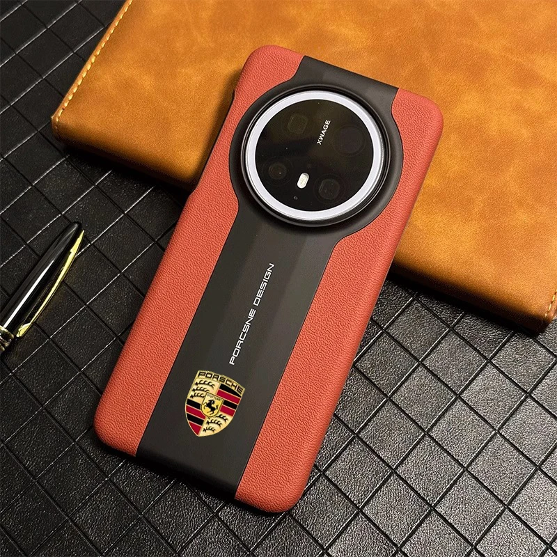 适用华为Mate70pro手机壳新款全包纳帕60pro商务简约保护壳高级感