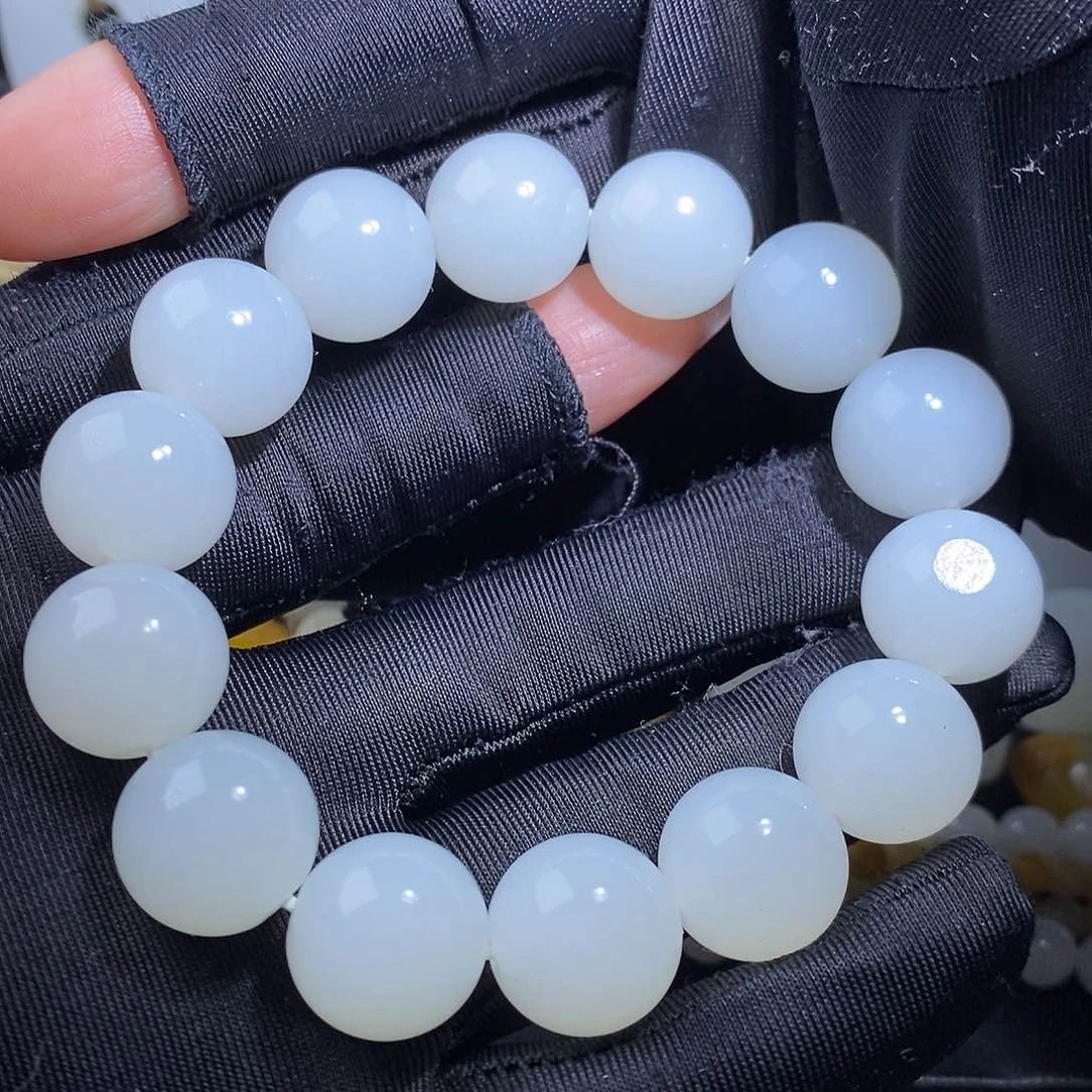 和田玉套链未镶嵌真**我