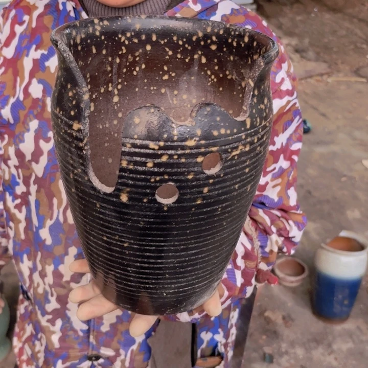 花盆 透气紫砂盆 口径高度