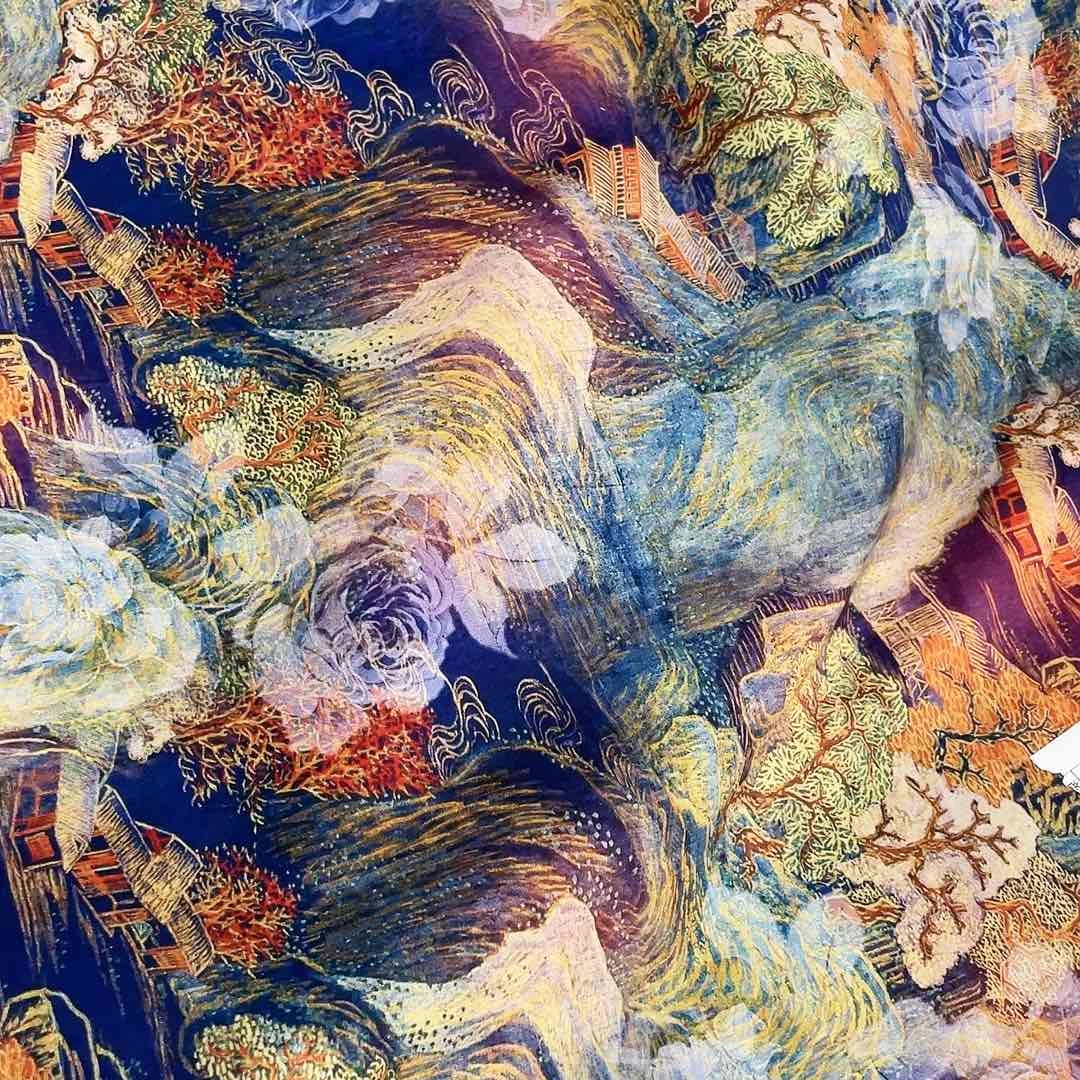 一米价纯棉平布1.1米宽果子布艺挂码机b区地卷