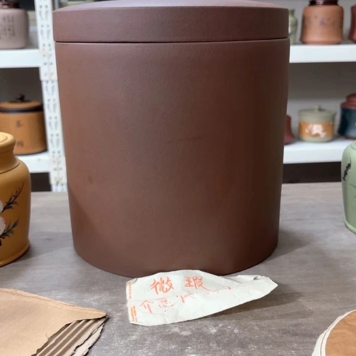 海***豹紫砂茶叶罐醒茶罐