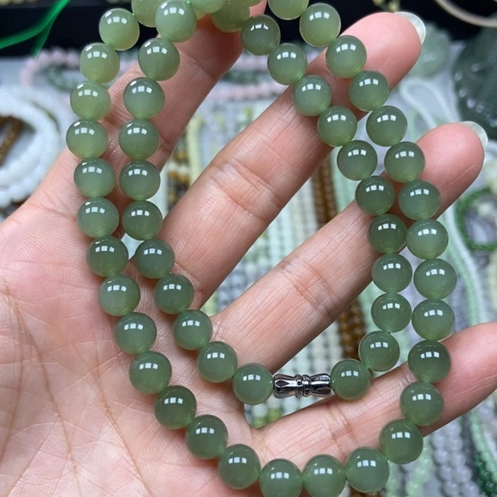 和田玉未镶嵌颈饰8