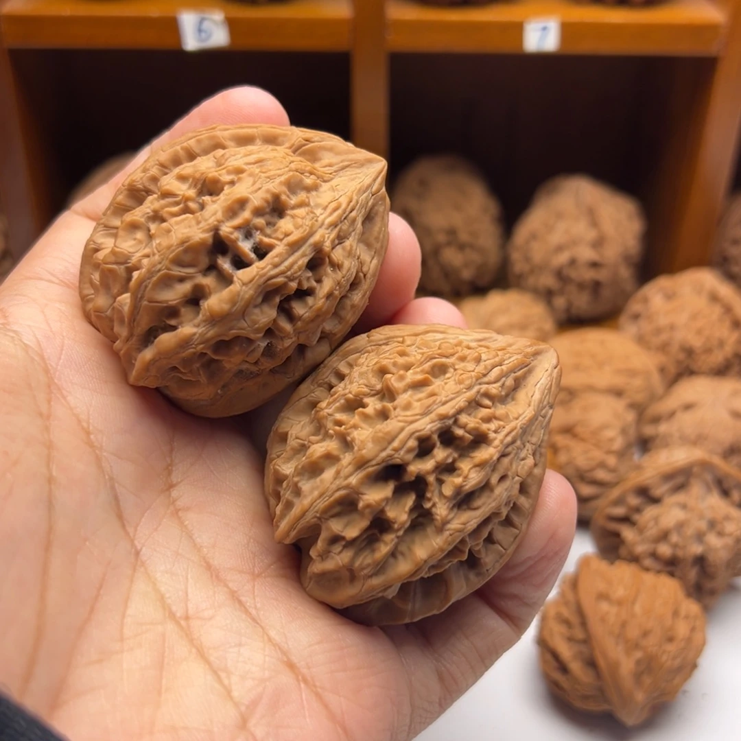 文玩核桃吊坠马虎队大沽石不退不换