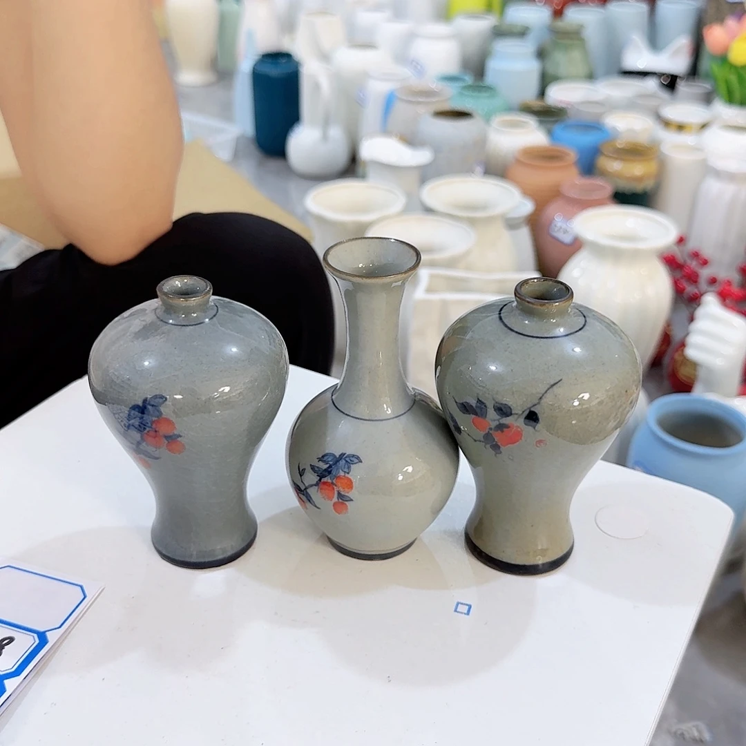 3个迷你小花瓶微瑕