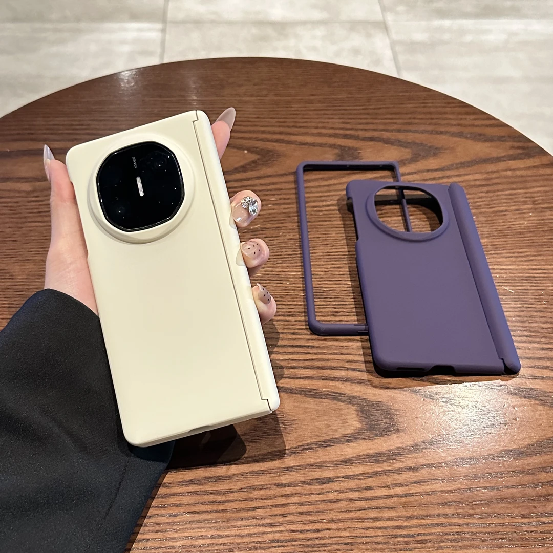 适用于华为matex6手机壳matex5折叠屏内置磁吸中轴后壳全包边框x3