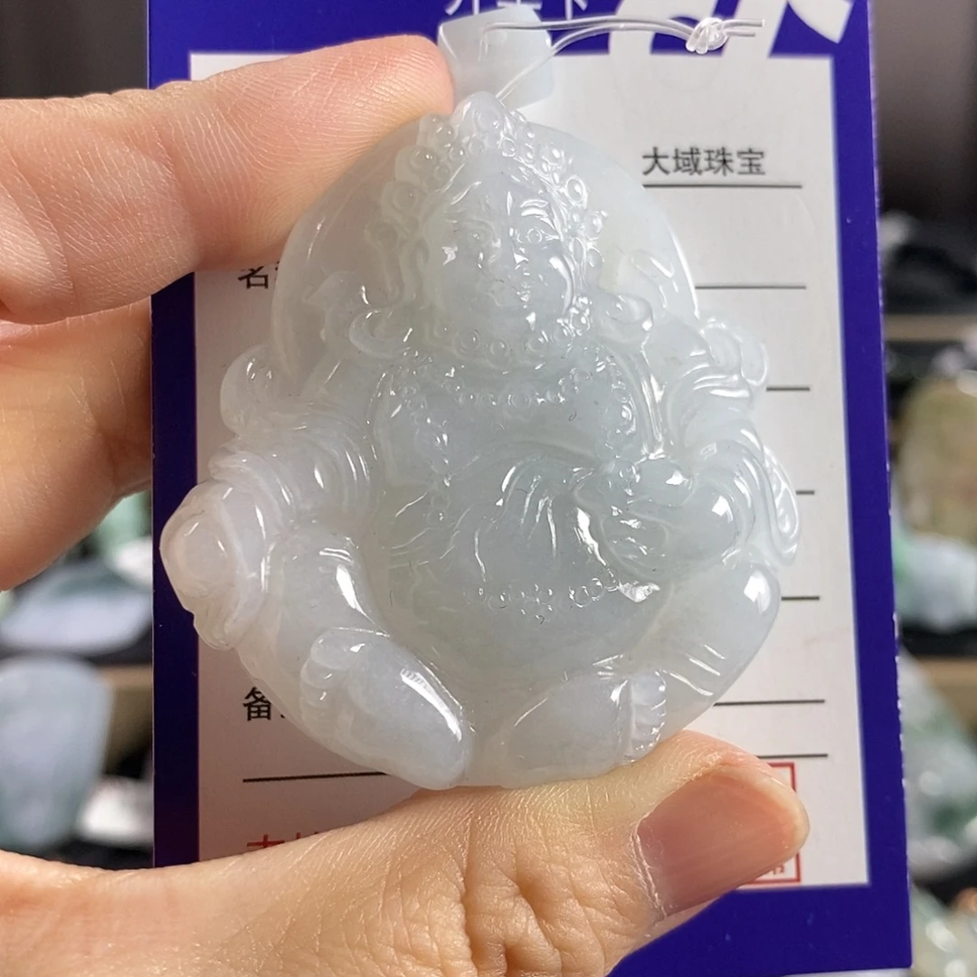 翡翠未镶嵌颈饰吊坠