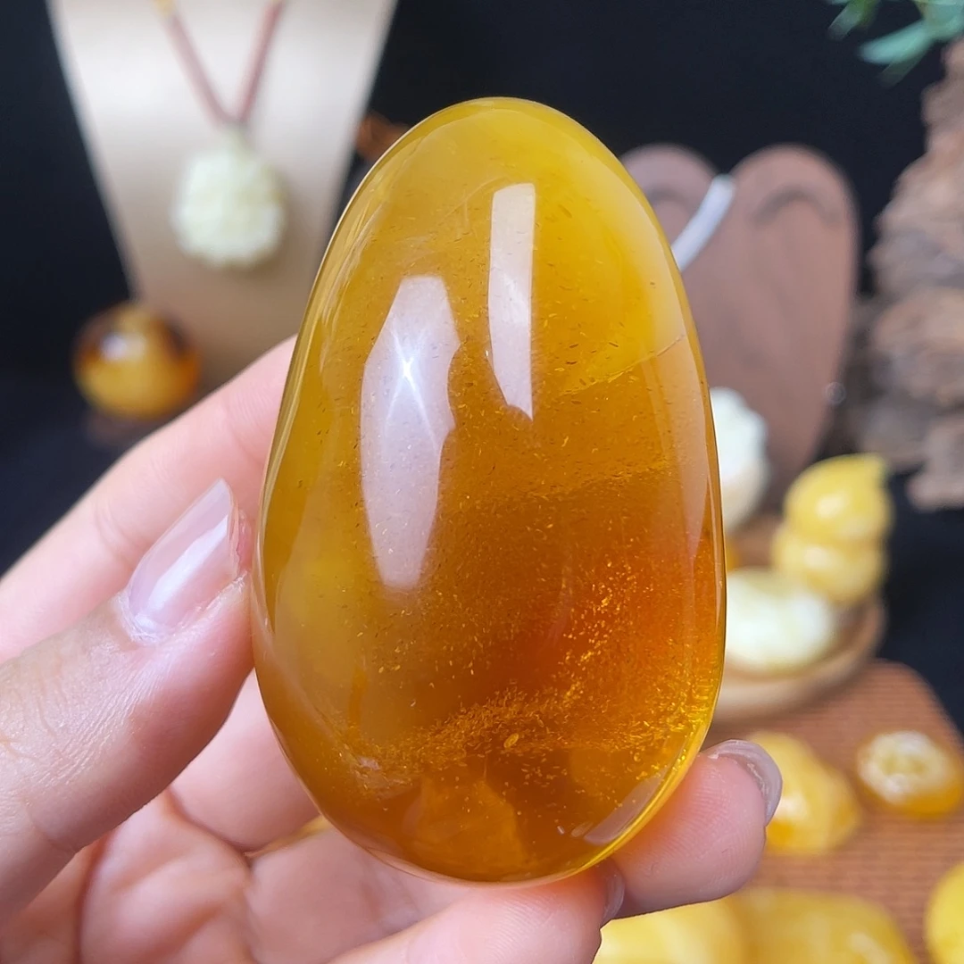 琥珀未镶嵌珠宝奇石