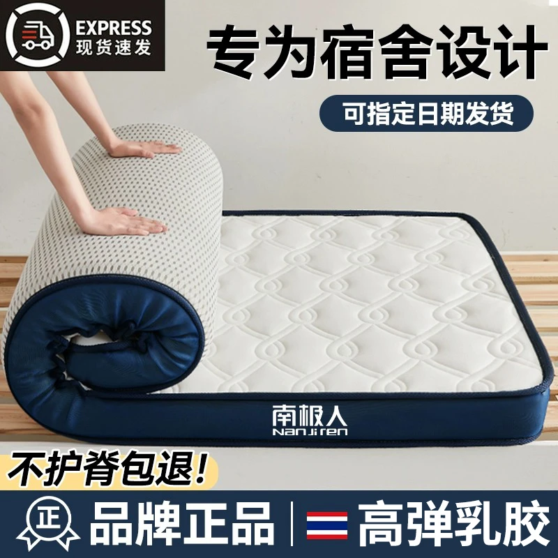 乳胶床垫遮盖物加厚家用卧室榻榻米海绵褥子软垫宿舍学生租房专用