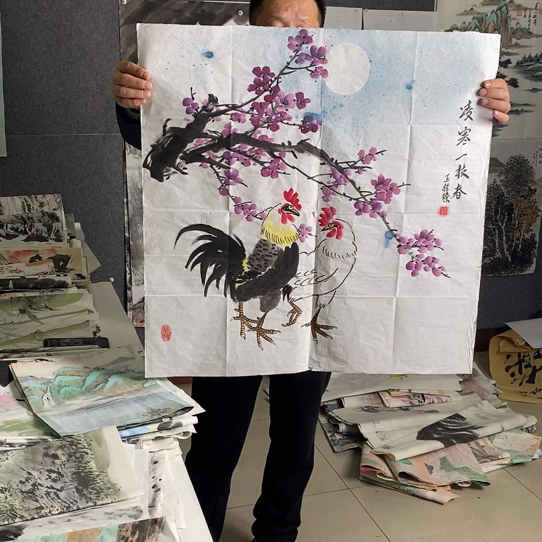 国画手写手绘国画作品33