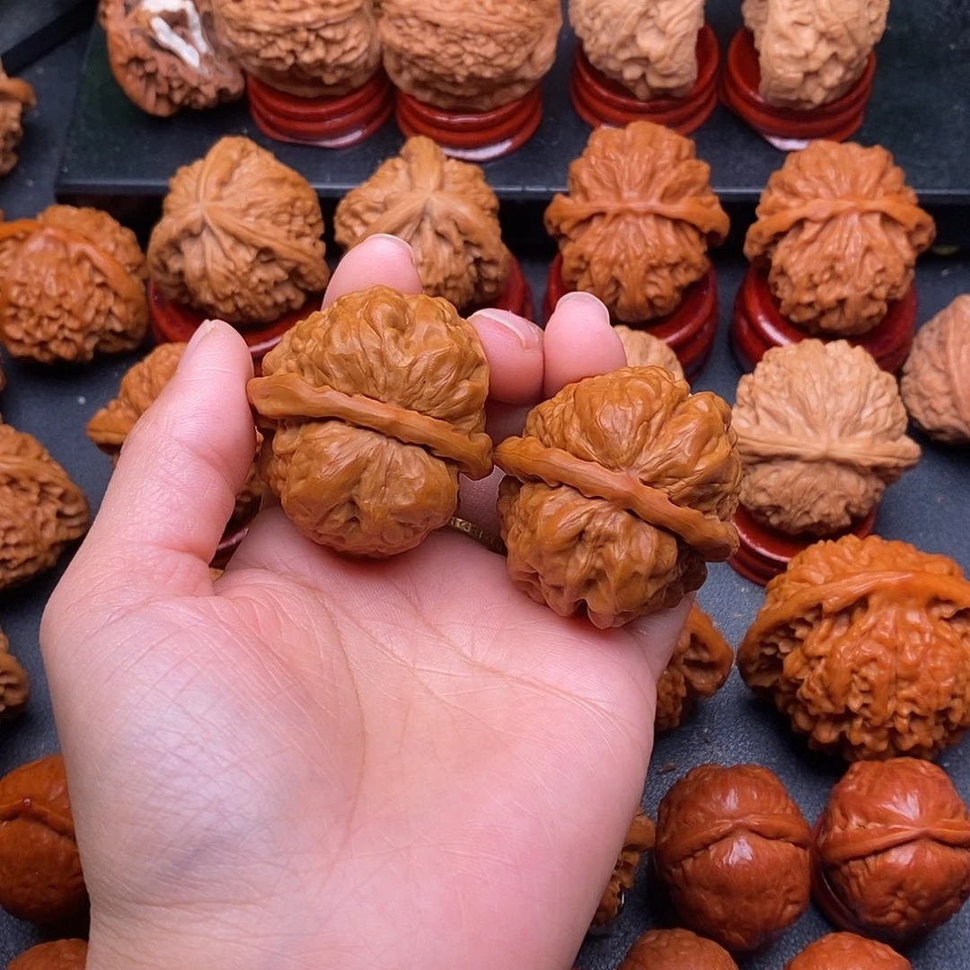 文玩核桃把件40蛤蟆