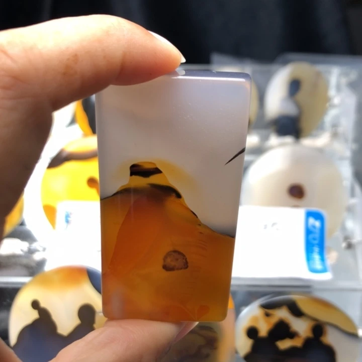 合金玛瑙/玉髓珠宝奇石125