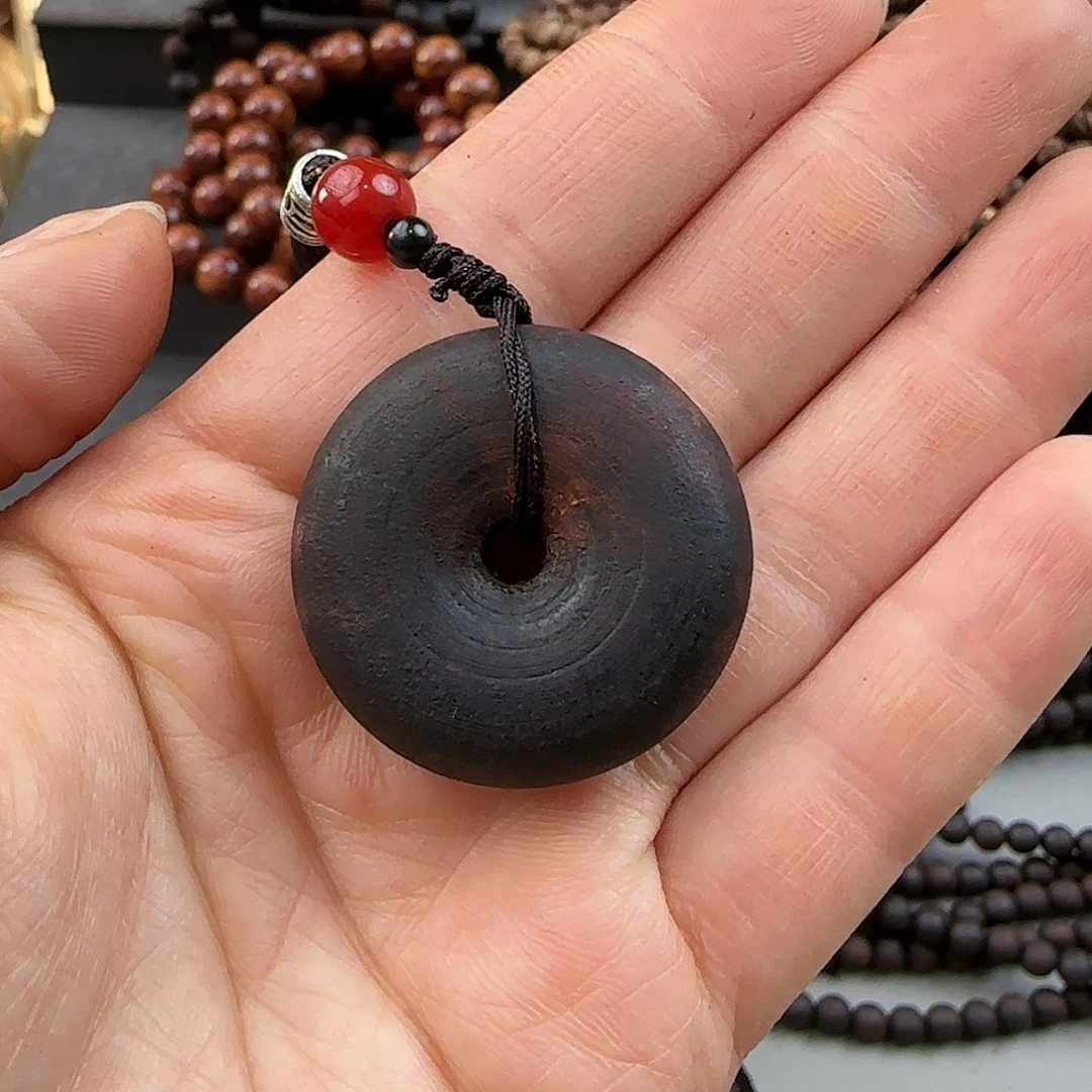 降真香手串/手链软油平安扣3cm