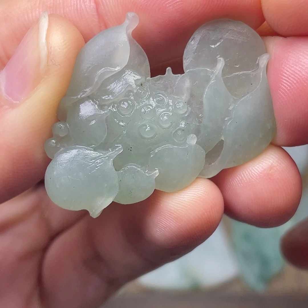 定制翡翠未镶嵌好运连连