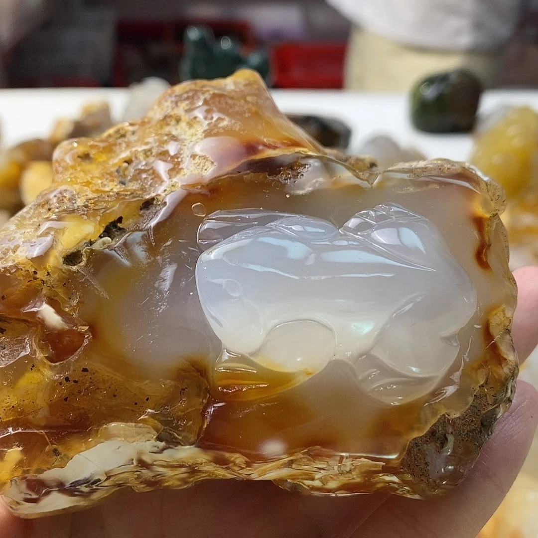 玛瑙/玉髓未镶嵌颈饰