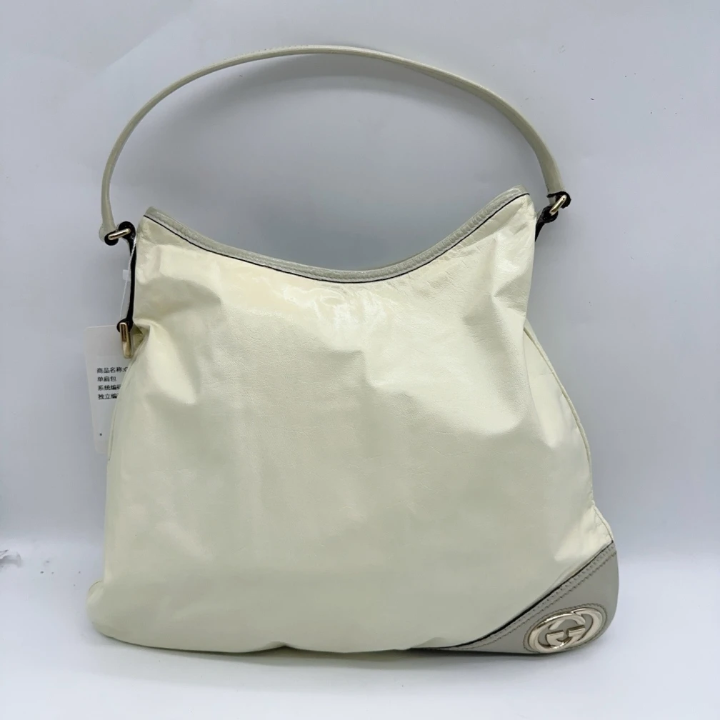 95新 GUCCI/古驰 白色单肩包 1343 5956
