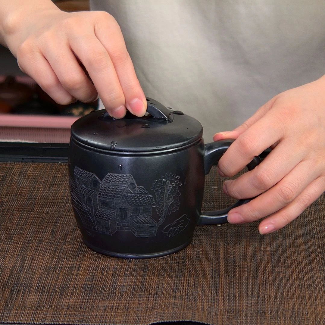 茶杯紫砂高货放漏