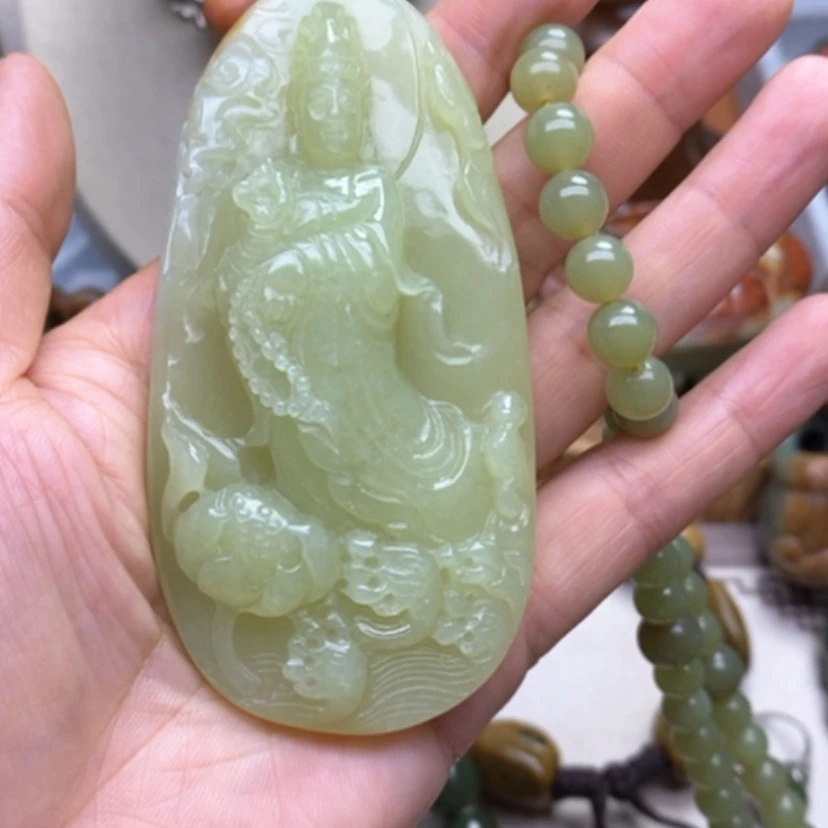 【闪购商品】和田玉未镶嵌挂件天***堂