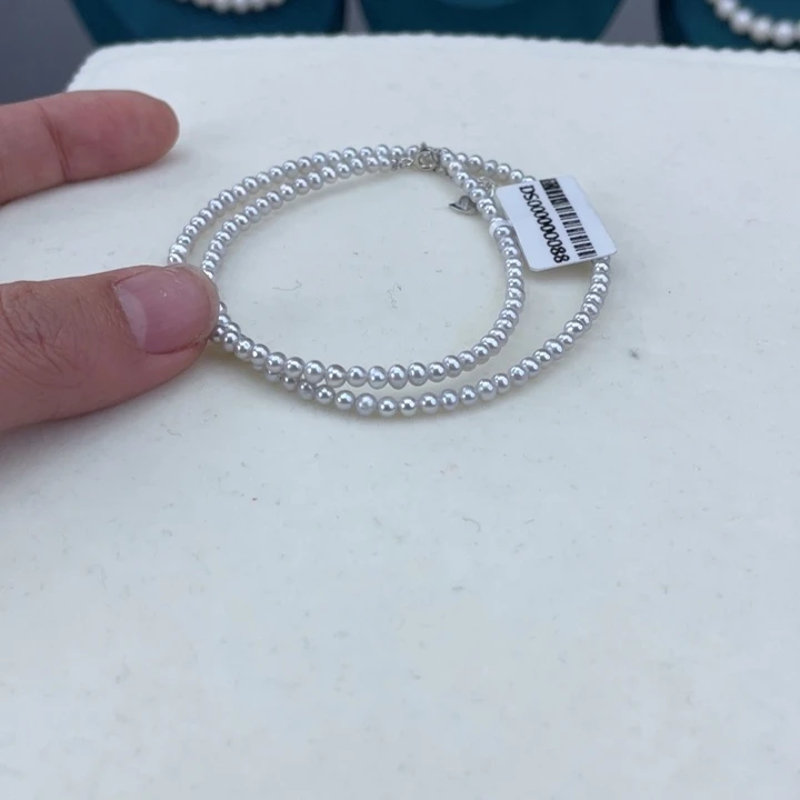 淡水珍珠颈饰未镶嵌卡3-4