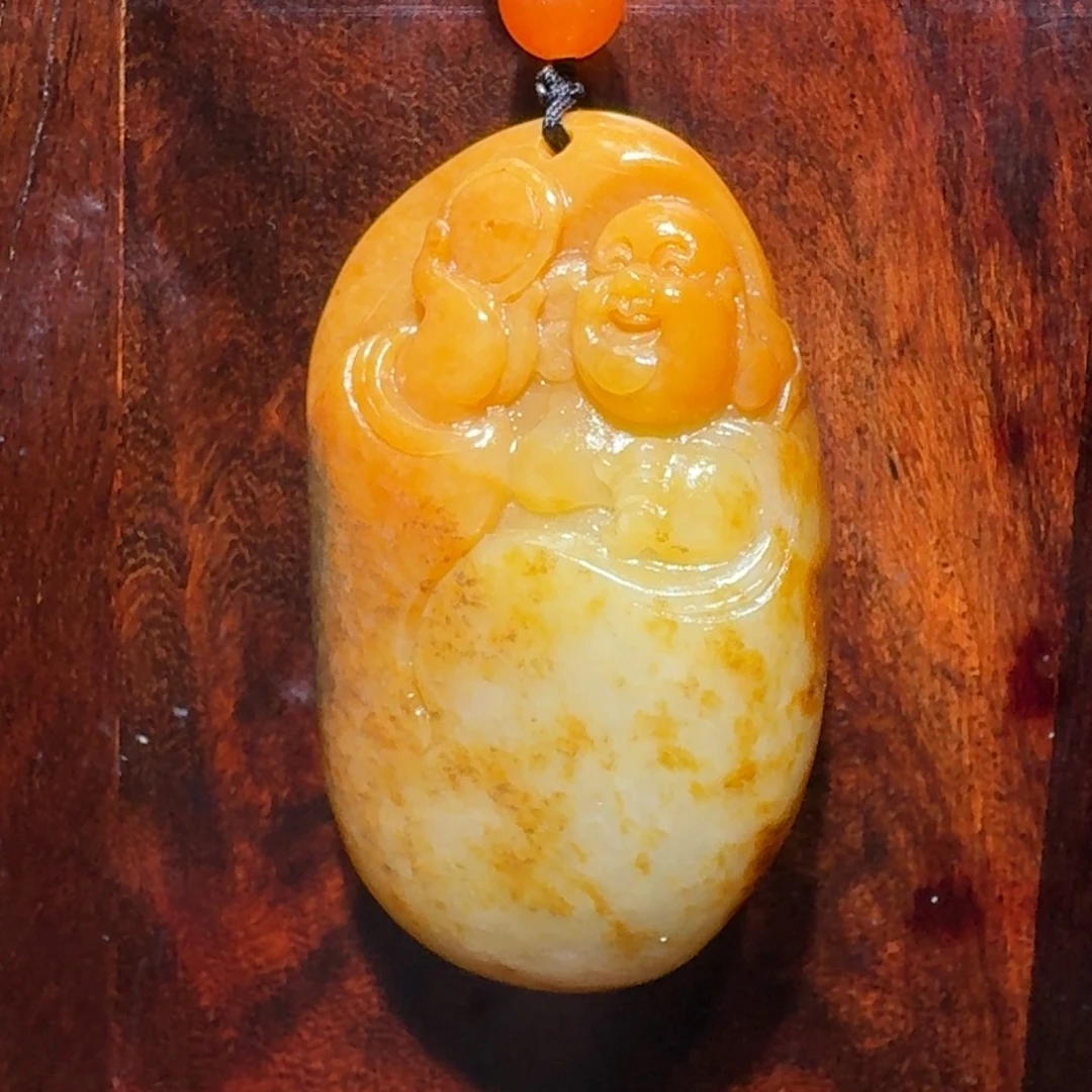 和田玉未镶嵌吊坠(不含链)