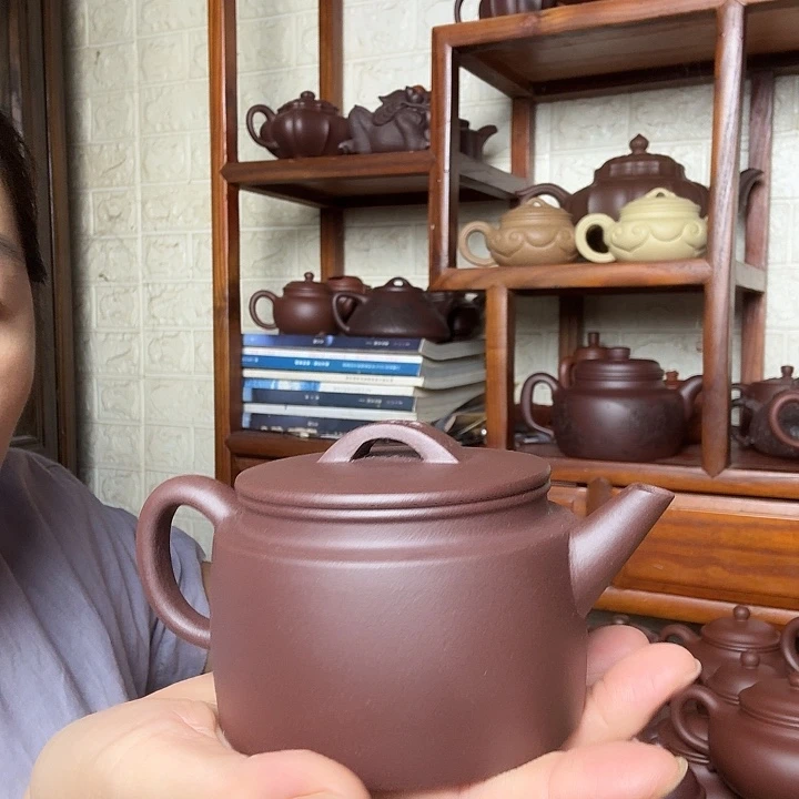 紫砂茶壶汉瓦240cc半手工