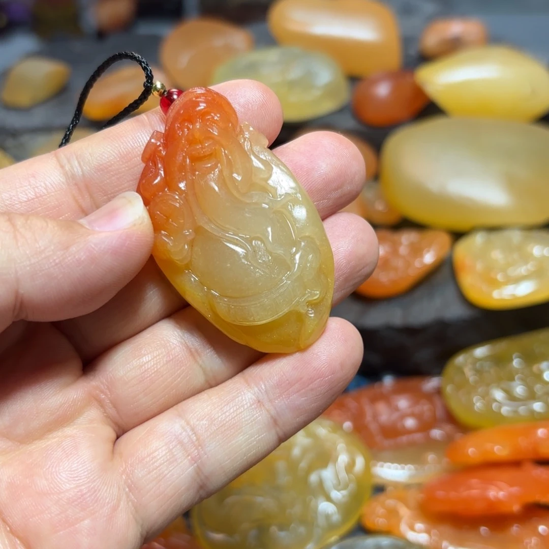 石英质玉挂件合金秋**雨