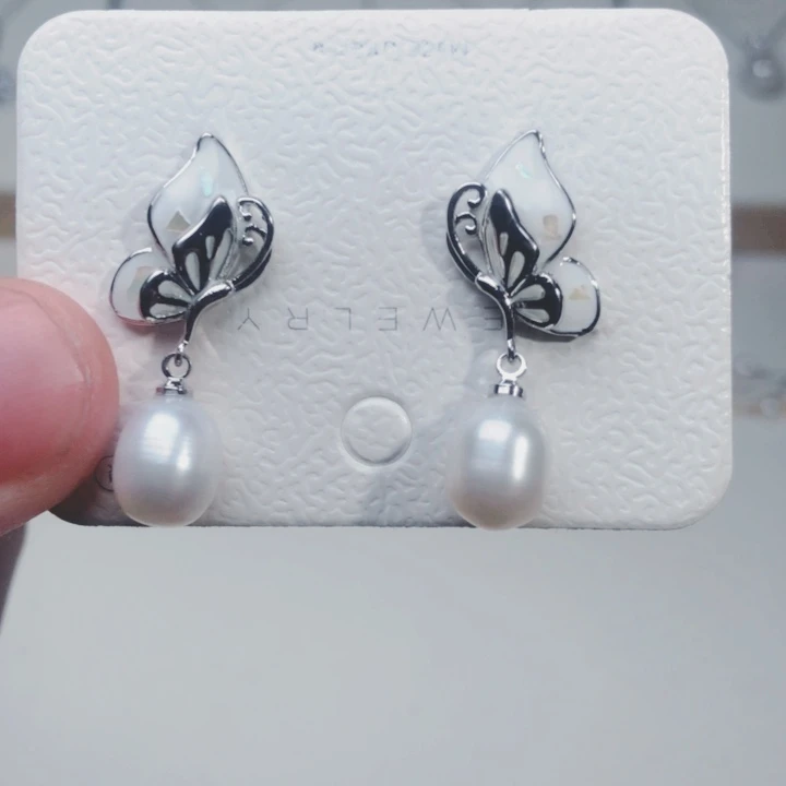 未镶嵌淡水珍珠耳饰