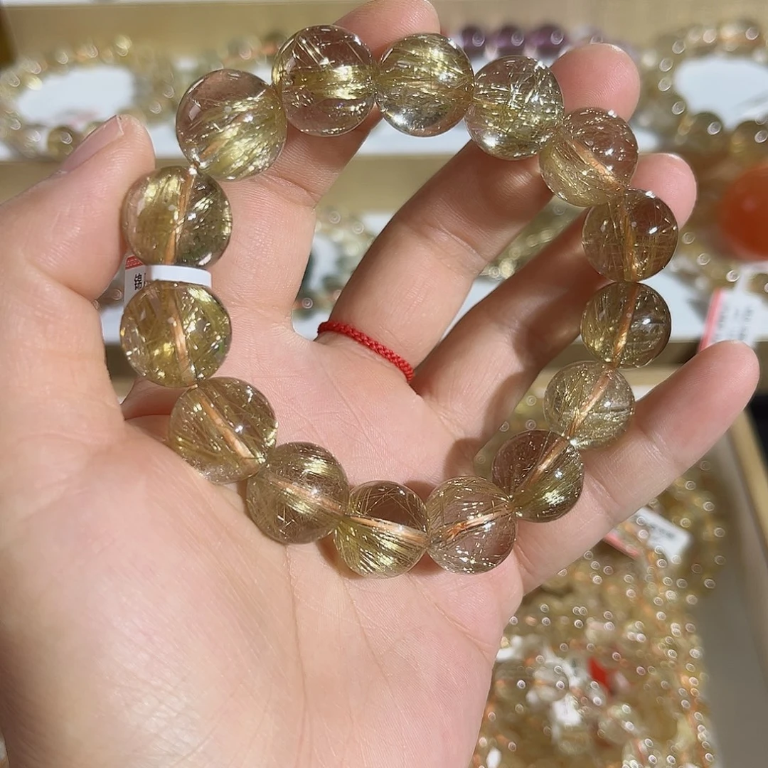 水晶手链未镶嵌晶莹剔透