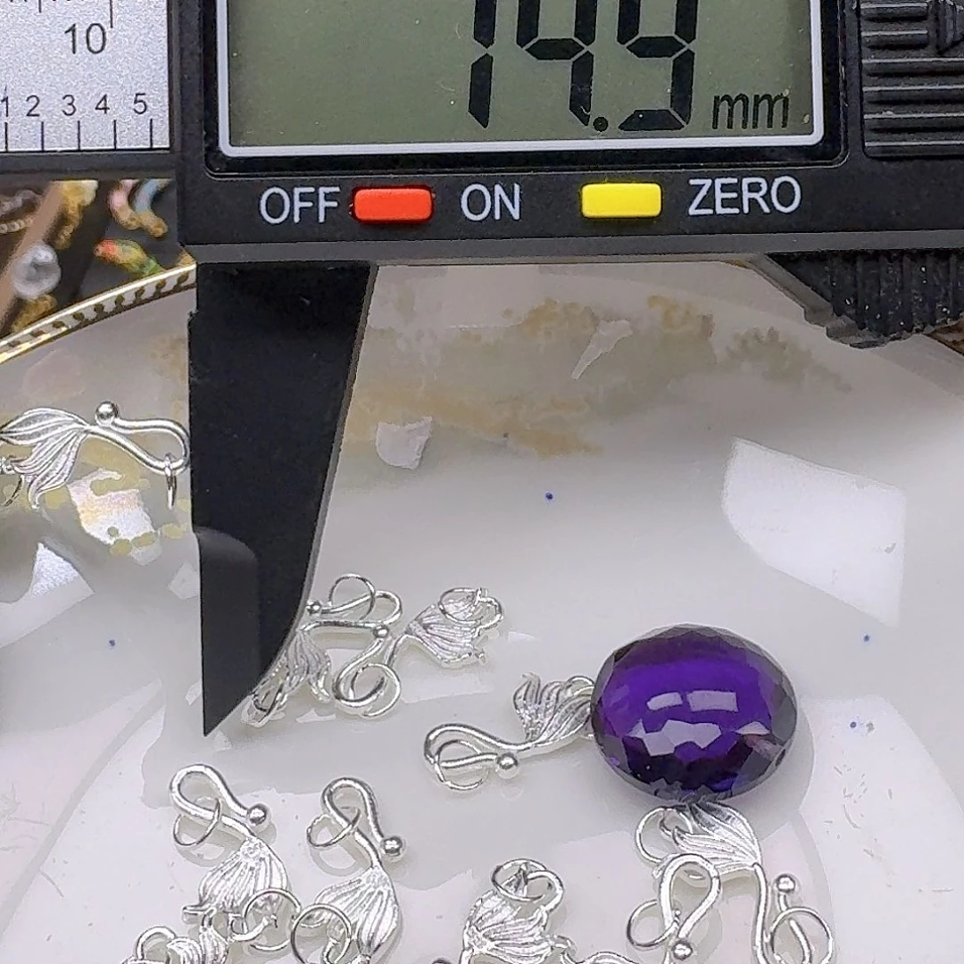 紫晶颈饰银S925镶嵌紫水晶925镶嵌81