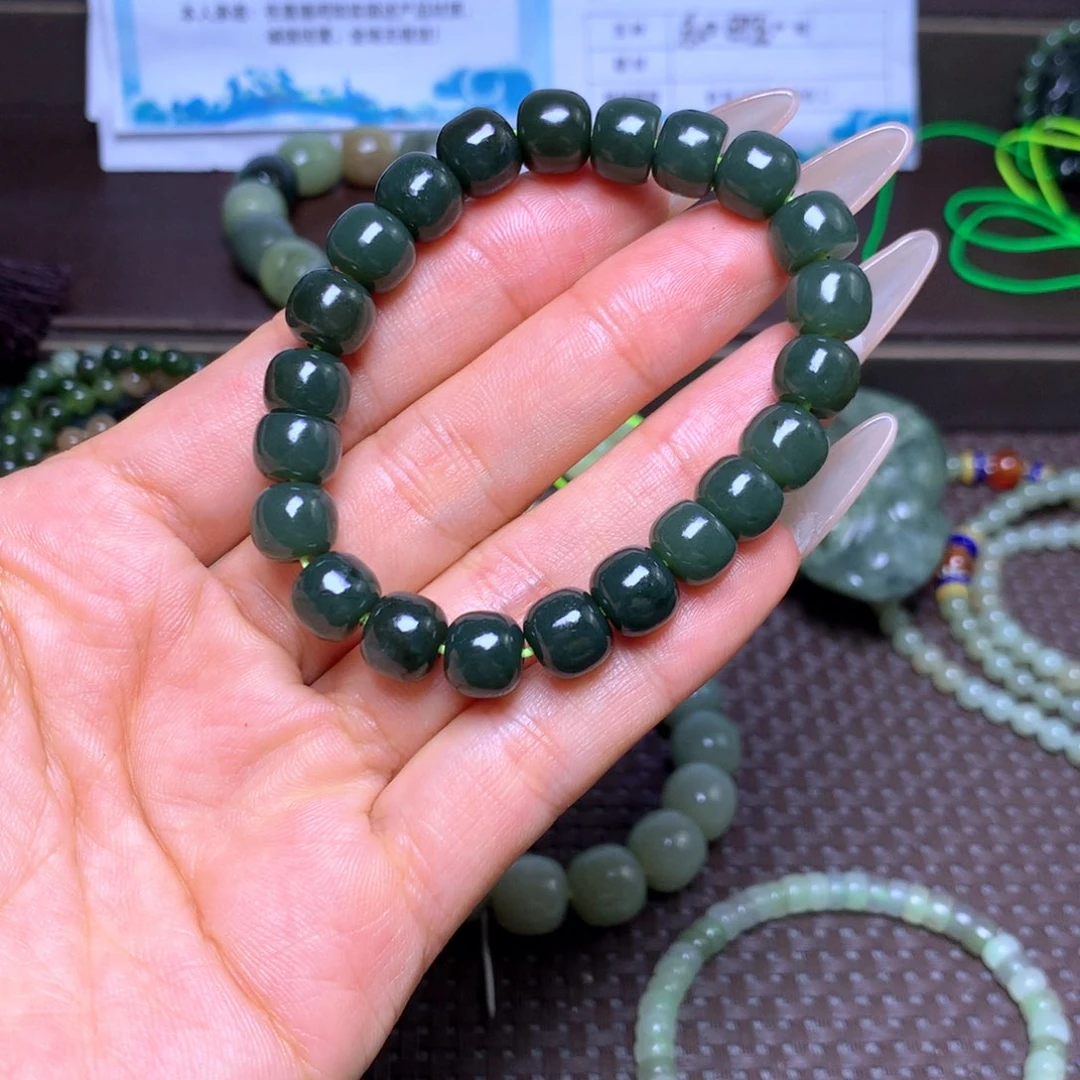 未镶嵌手串和田玉卡10