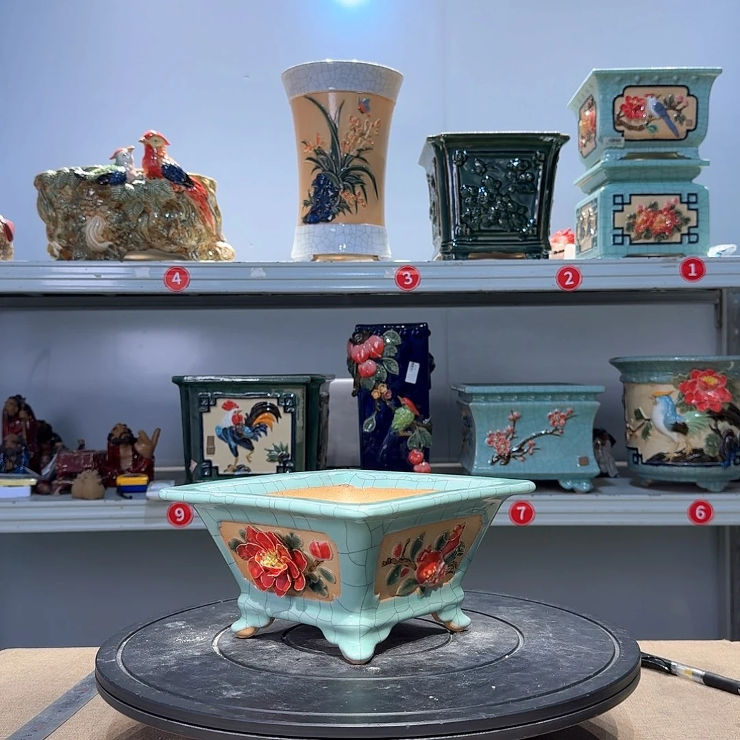 @***家精品石湾花盆高端大气