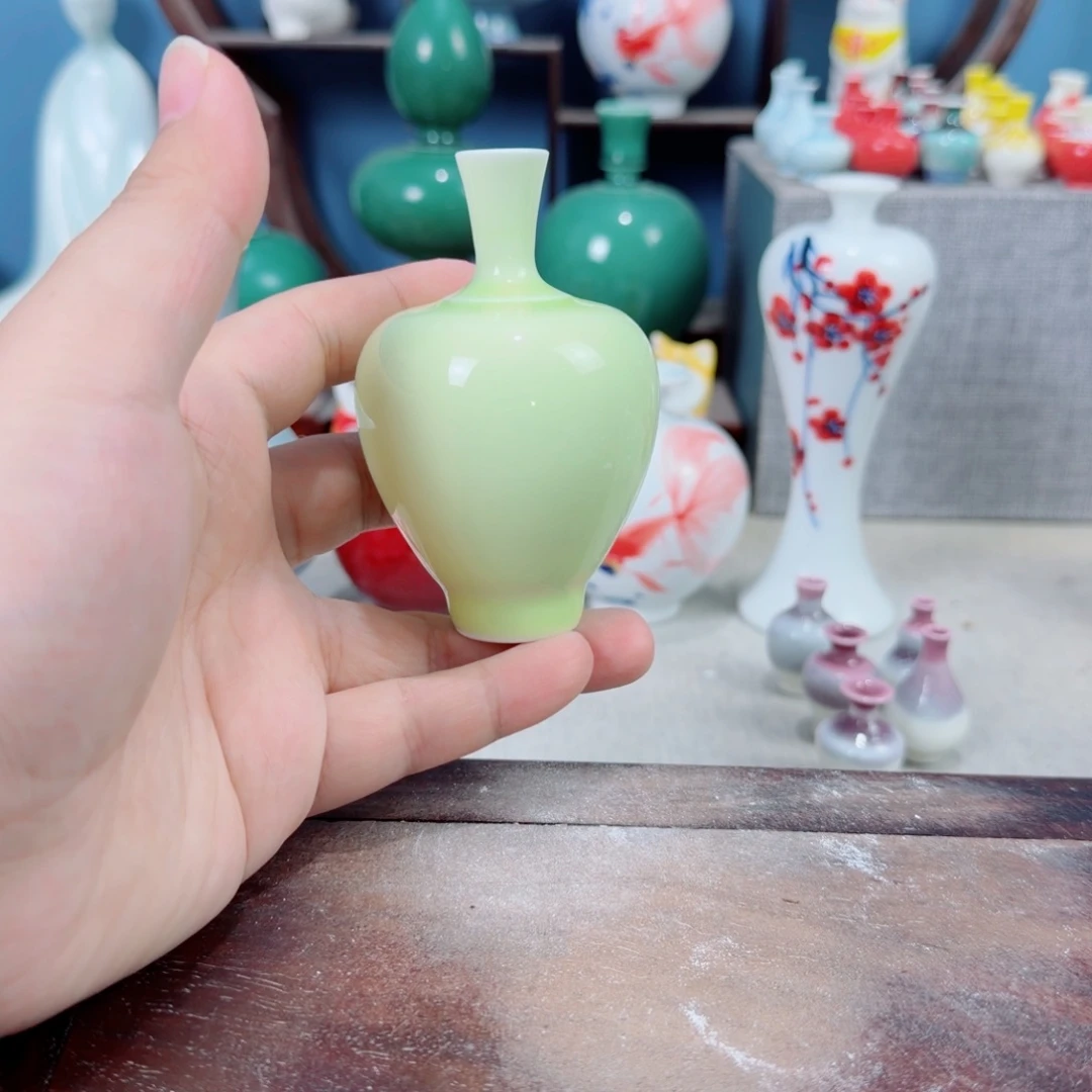 陶瓷手工小花器摆件