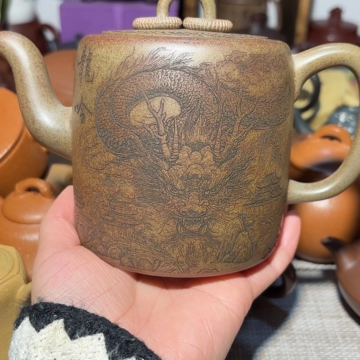 紫砂茶壶原矿宜兴紫砂