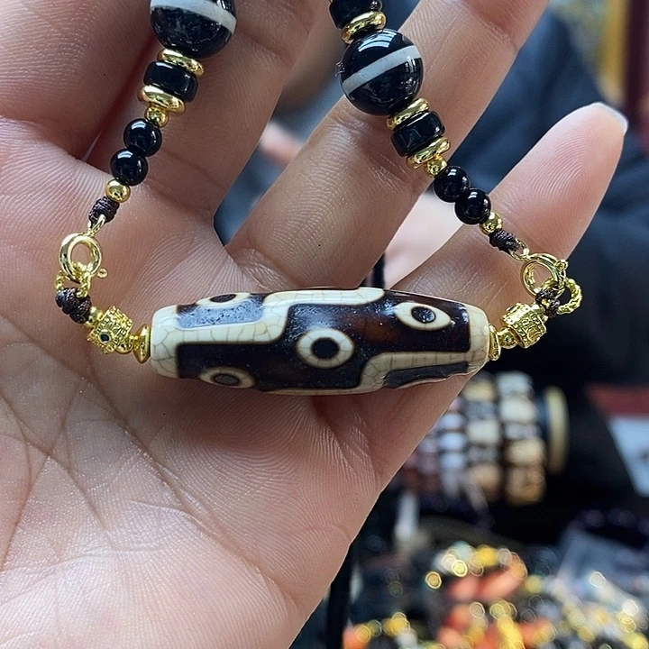 玛瑙/玉髓合金颈饰
