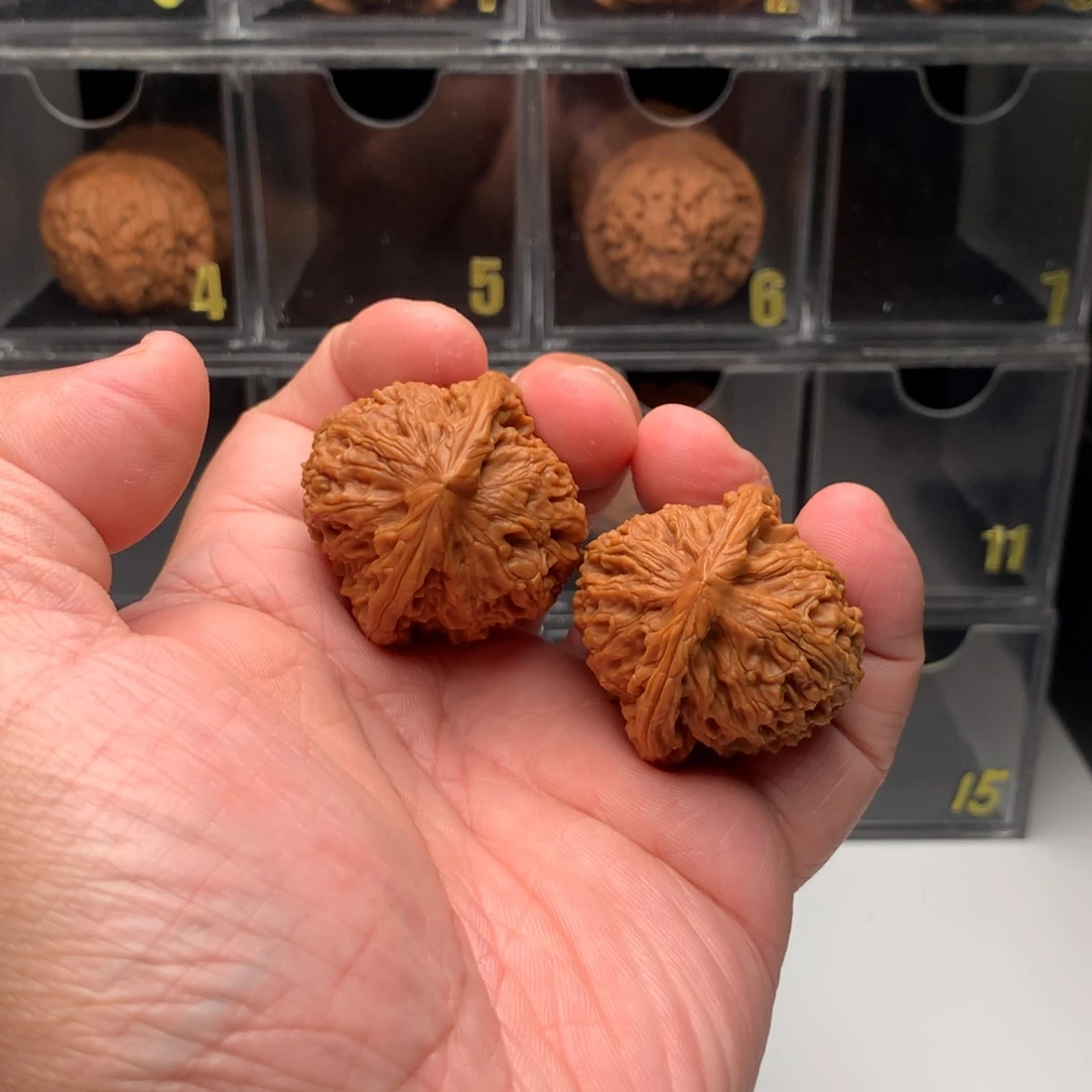 淡***笑桃核吊坠文玩核桃123456