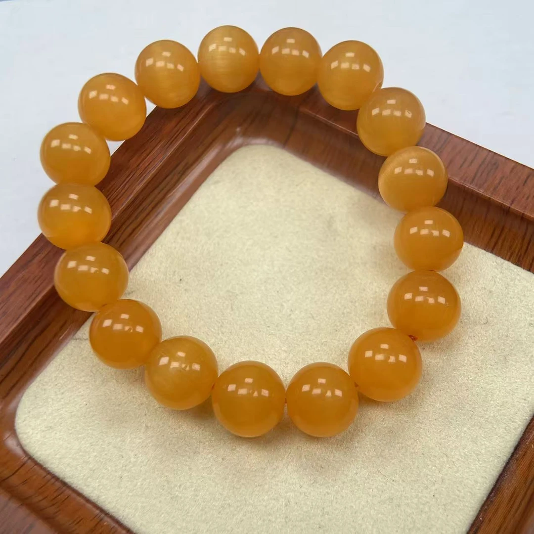 A353金黄猫眼12mm手串时尚百搭女款多样发货其一