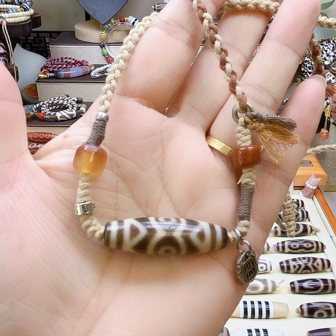 玛瑙/玉髓合金颈饰