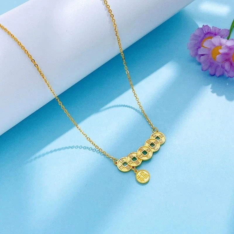 五帝5G时尚百搭锁骨套链多样性发货