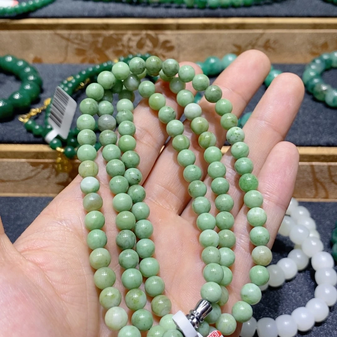 独山玉未镶嵌手串