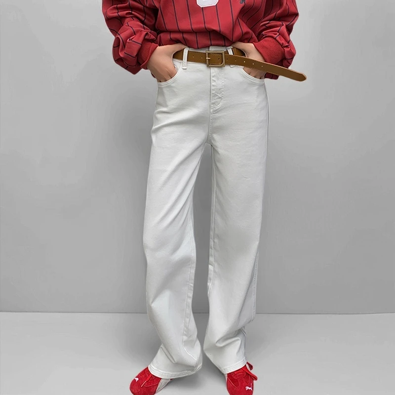 阿兰优品白色牛仔裤女款夏季薄款爆款2025新款牛仔裤女夏款薄款